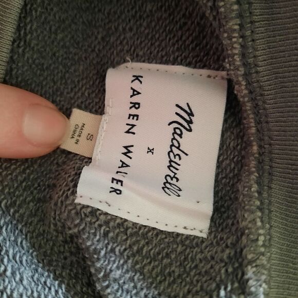 Madewell × Karen Walker Washed Gray Sweatshirt - Picture 2 of 6